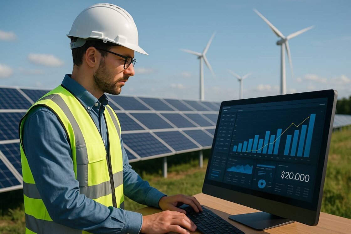 Aktuell lönestatistik för energiingenjörer 2025. Jämför löner baserat på erfarenhet, region och specialisering. Tips för bättre löneutveckling.