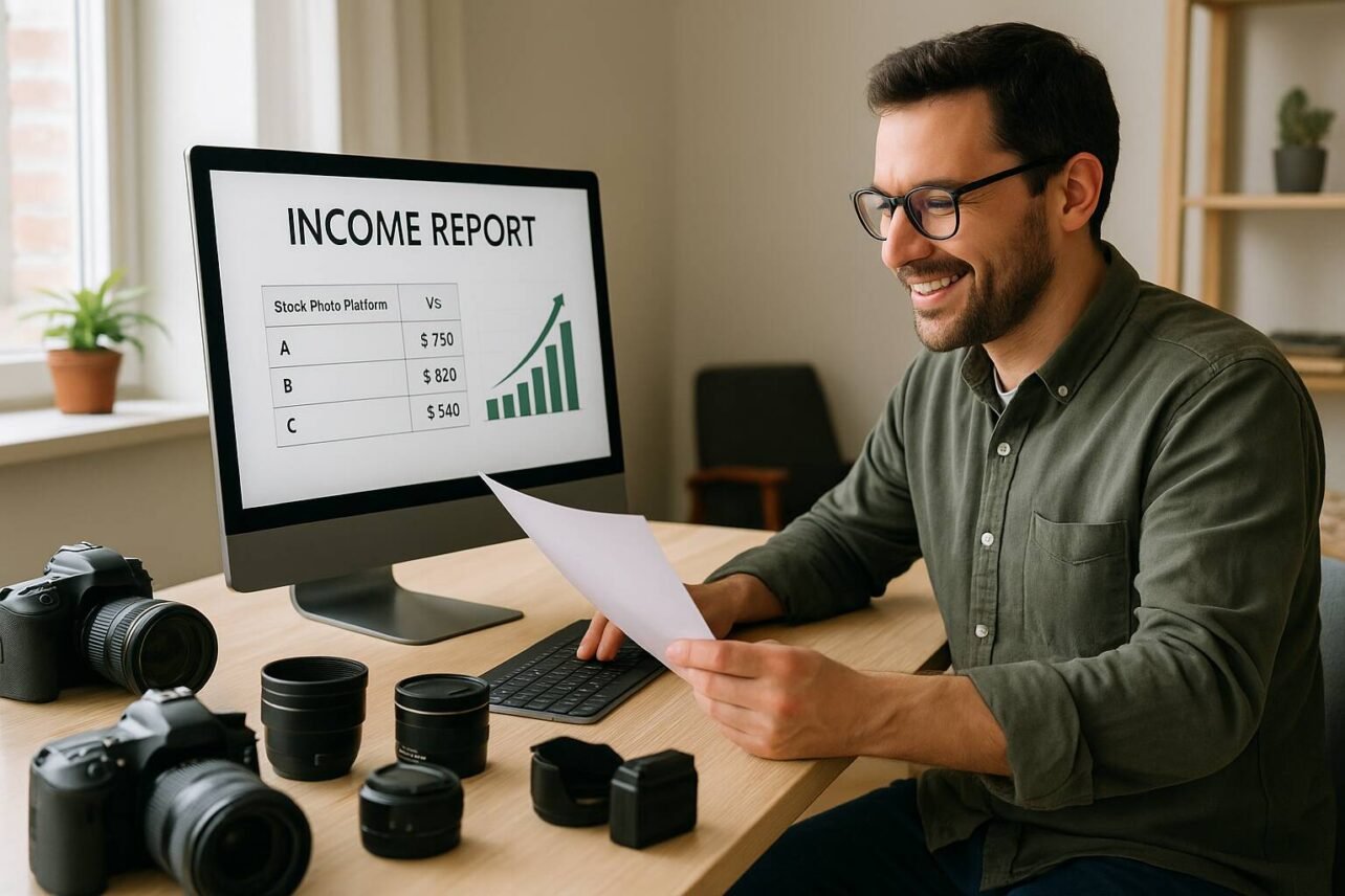 Upptäck hur mycket du kan tjäna på fotobilder 2025 - från amatör till proffs. Strategier, plattformar och verkliga inkomstexempel för fotografer.