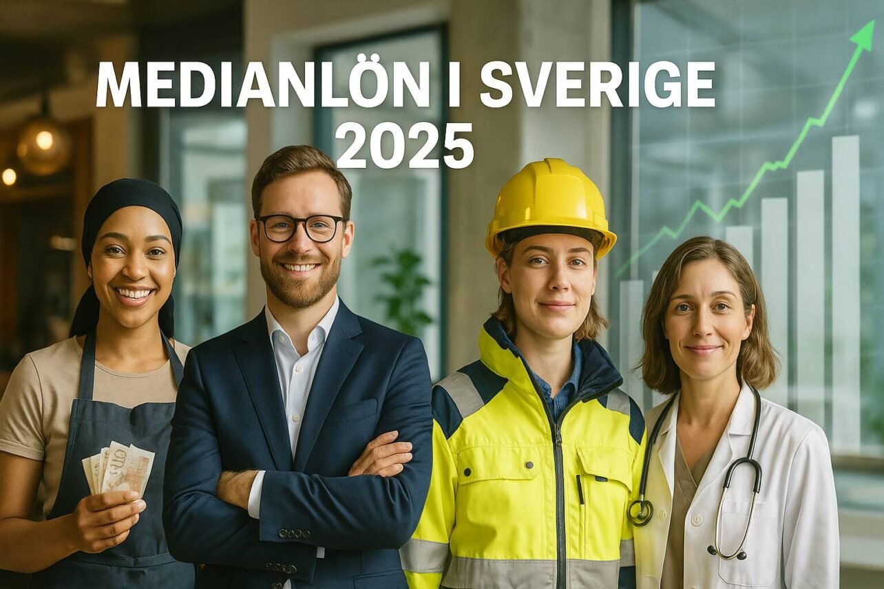 Upptäck den senaste prognosen för Sveriges medianlön 2025. Analysera regionala skillnader, branschvariationer och faktorer som påverkar löneutvecklingen.