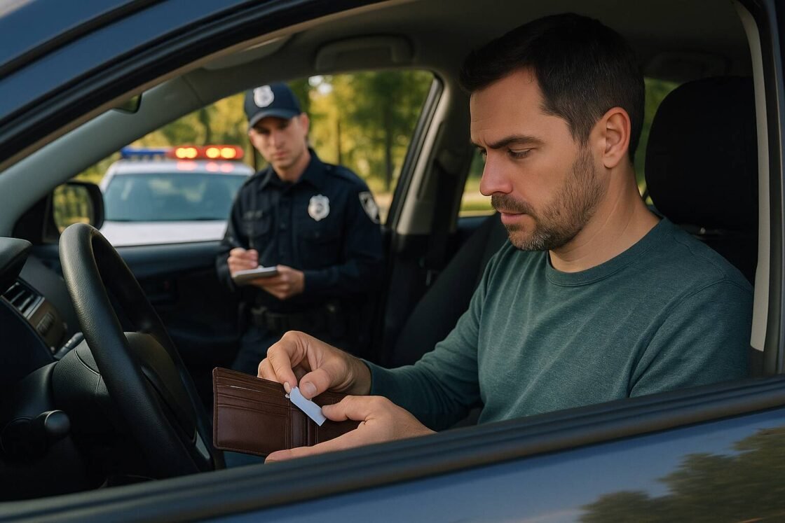 Allt om lagkravet att ha körkort med sig när du kör, konsekvenser vid kontroll, vanliga missuppfattningar och framtiden för digitala körkort i Sverige.