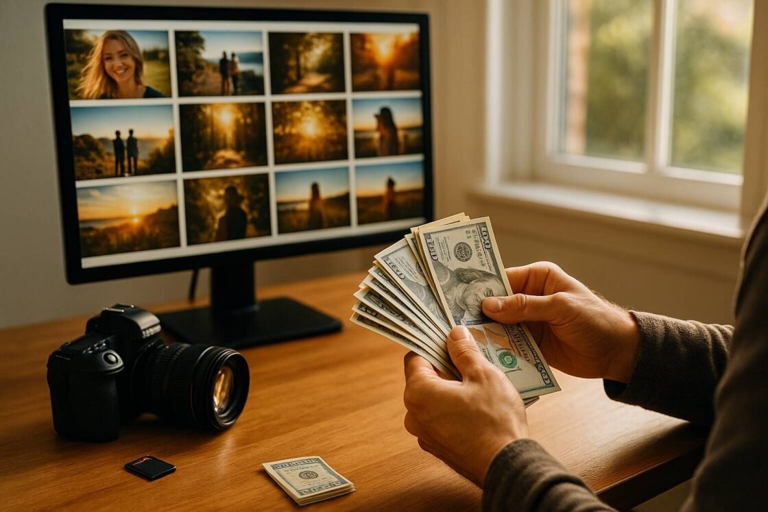 Upptäck hur mycket du kan tjäna på att sälja fotobilder online. Jämför plattformar, strategier och intäktspotential för stockfotografi år 2025.