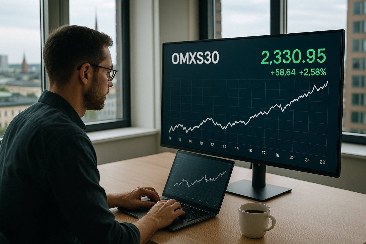 OMXS30 realtid: Följ Stockholmsbörsen live just nu2025-09-27T15:13:40.710Z